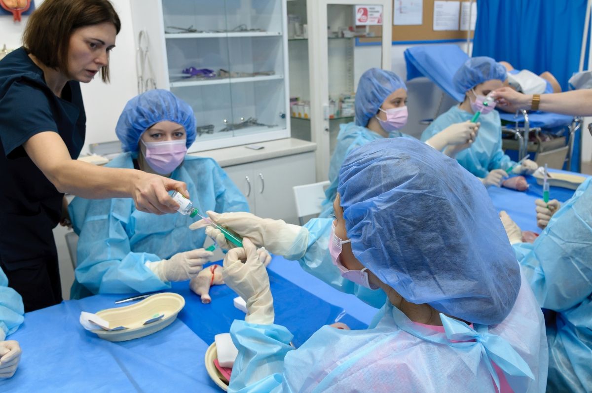 Warsztaty dla studentów położnictwa - 2