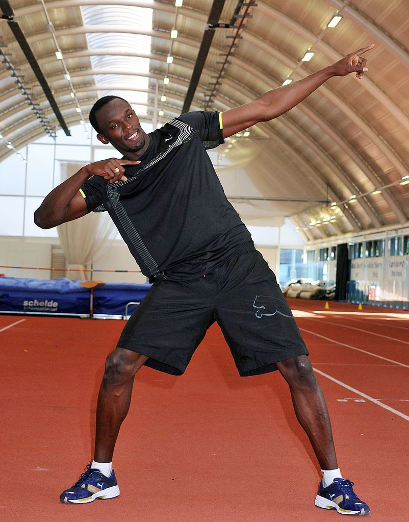 Usain Bolt Lightning pose